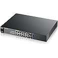 Zyxel 8 Port 180W High Powered PoE+ Gigabit Ethernet L2 Managed Switch (GS2210-8HP)