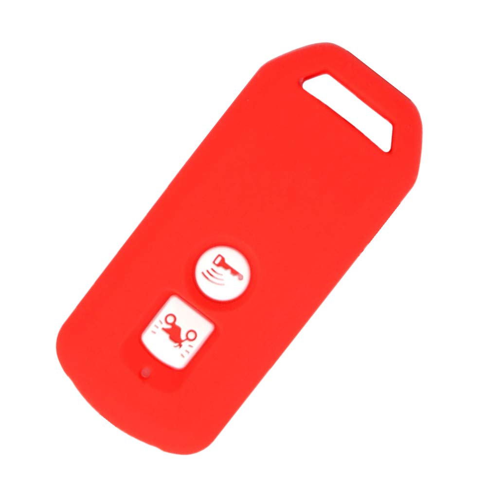 Happyit Silicone Car Key Cover Cases for Honda PCX 150 hybrid X-ADV SH125 Scoopy SH300 Forza 125 300 Motor Scooter 2 Buttons (Red)