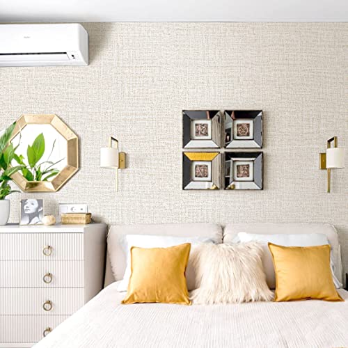 Beige Wallpaper Grasscloth Peel And Stick Wallpaper Contact Paper For