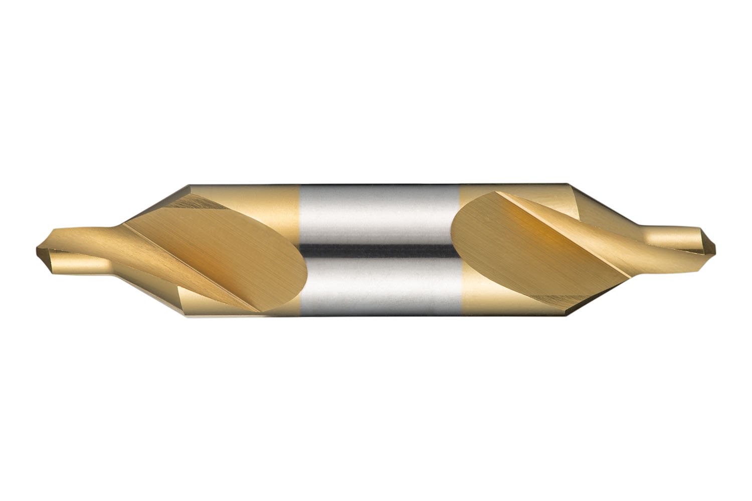 Dormer A205 HSS High Speed Steel Tin Coated Centre Drill Bit with 118 Degree Pilot and 60 Degree Cone, 2.0 mm x 5.0 mm, Single Pack