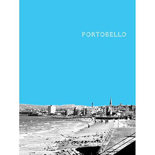 Wee Blue Coo Portobello Edinburgh Scotland Scottish Landmark Sky Blue Canvas Art Print