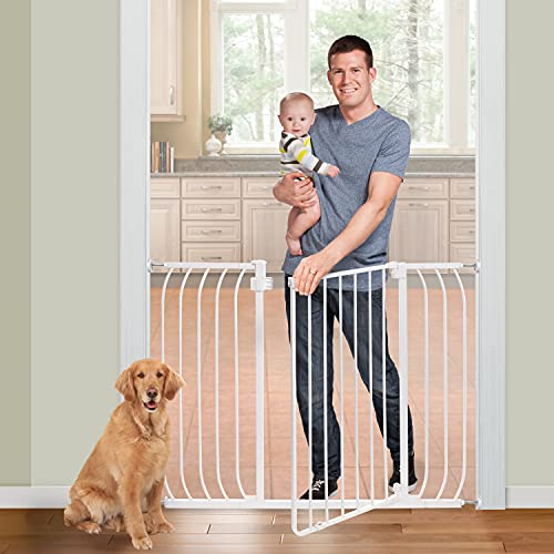 Summer Infant Multi-Use Extra Tall Walk-Thru Baby Gate, Metal