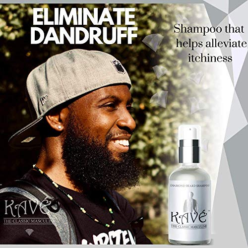 Kave Beard Wash with Argan and Jojoba Oils 100 Natural Beard Shampoo