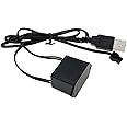 Modengzhe EL Wire USB Inverter, DC 12V 1-5M Electroluminescent USB Converter for Decorative Cold Light Strip
