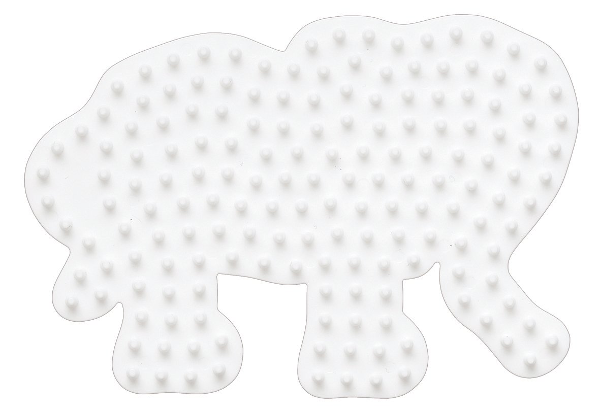 Hama 319 Midi - White Pegboard - Small Elephant