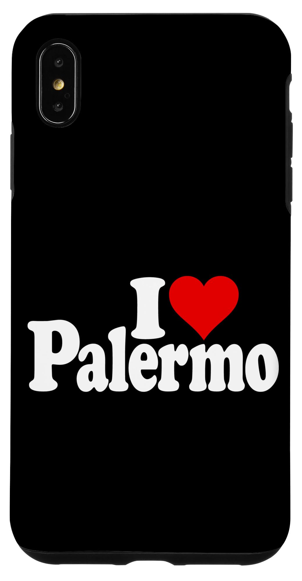iPhone XS Max I LOVE HEART PALERMO SICILY ITALY Case