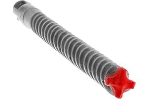 Diablo Rebar Demon SDS-Plus 4-Cutter Full Carbide Head Hammer Drill Bit - 1/2" Diameter, 12" Length, 10" Working Length - DMAPL4190