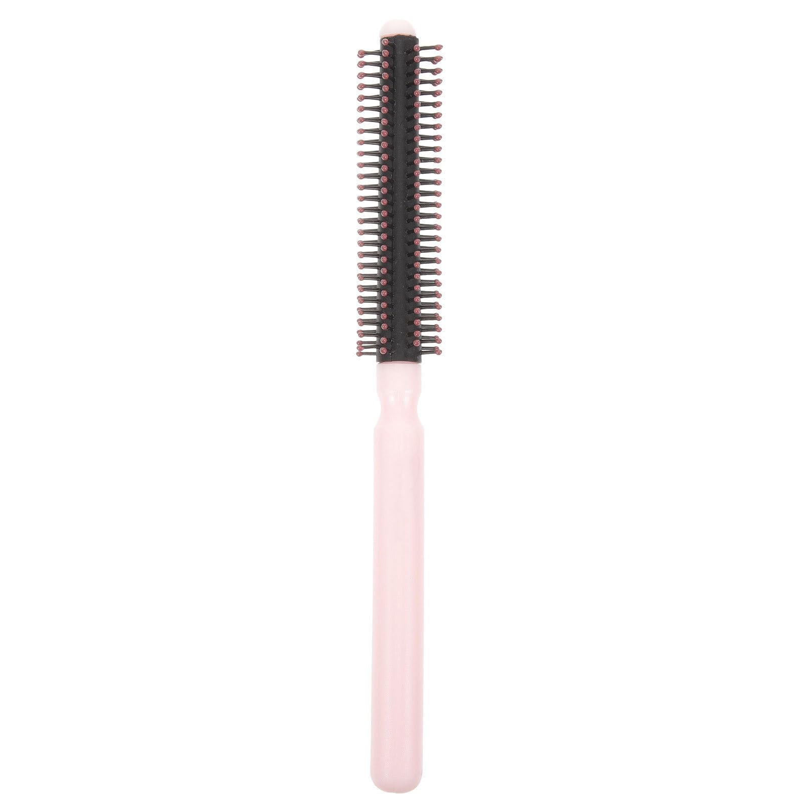 PACKOVE Round Hair Brush Anti-static Round Hair Brush with Nylon Pins Dry Detangle Comb Roller Brush for All Hair Types Women Men