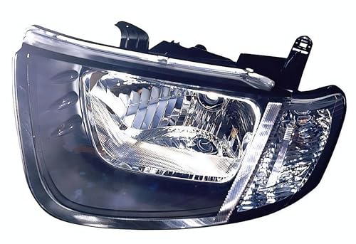 PROPOSTEONLINE Koplamp vervaardigd voor Mitsubishi L200 c. sing. links halogeen pred. voor elektrische regeling met knipperlichten 8301A687