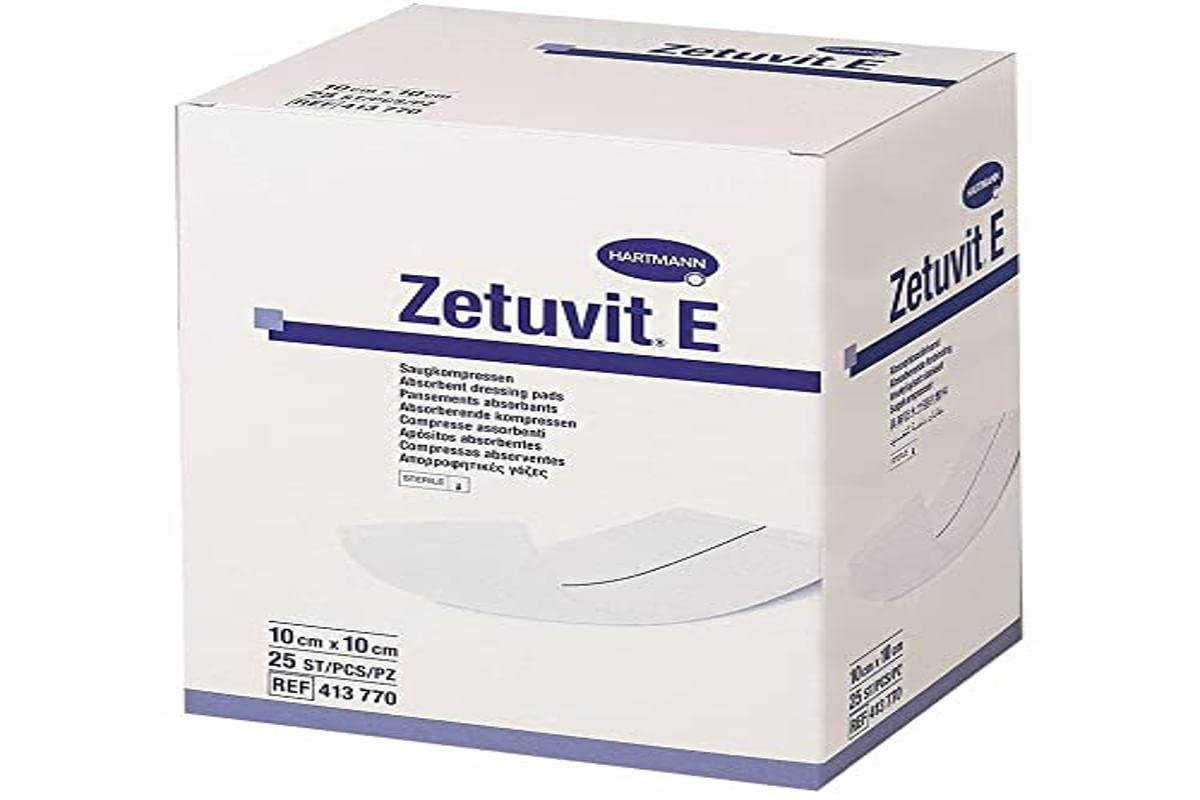 Zetuvit E Sterile Dressing, 10 x 10 cm