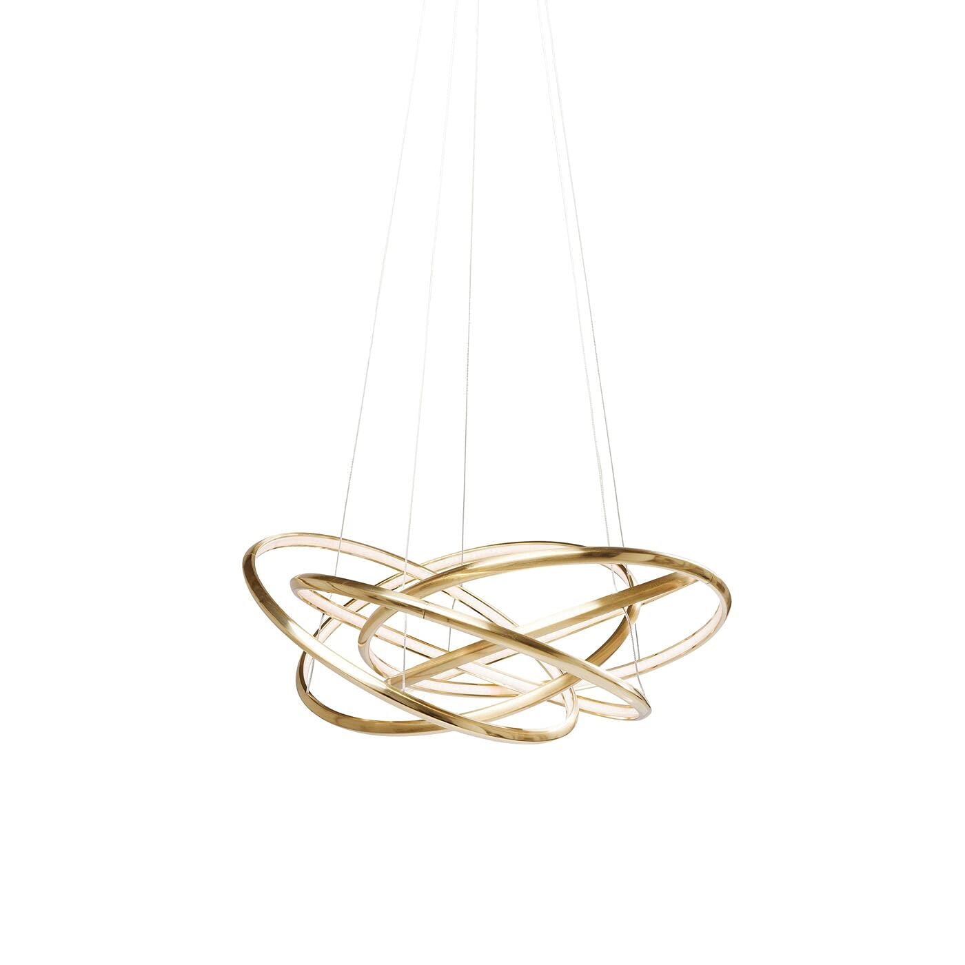 Kare Hanging lamp Saturn LED Gold Big