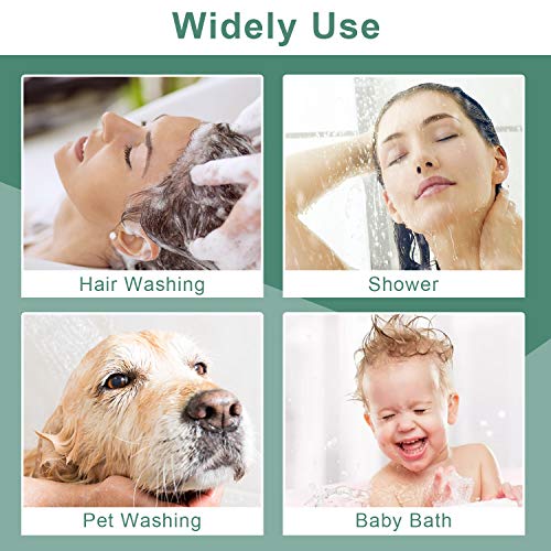 KLLEYNA Shower Head SinkFaucet BathtubBathroomGarden Hose Sprayer Attachment(5 Adapters