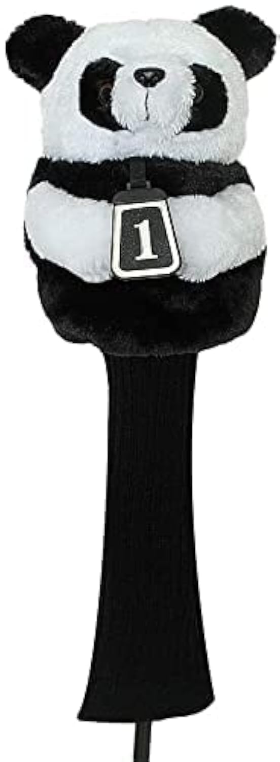 Scott Edward Panda Golf Head Cover, Fit Driver Wood(460cc),Plush Fabric, Smooth and Soft Touch Feeling,Animal Shape