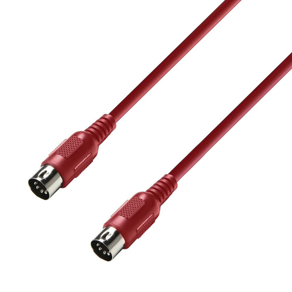 K3 MIDI 0075 RED MIDI Kabel 0, 75 m rot
