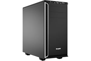 be quiet! Pure Base 600 | ATX Midi Tower PC Case| 2 Pre-Installed Pure Wings 2 Fans | Silver | BG022