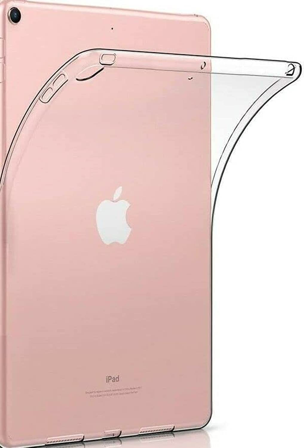 Silicone Gel Case for iPad Air 1 (2013), iPad Air 2 (2014), iPad Pro 9.7 (2016), iPad 5th Generation 9.7” (2017) & 6th Gen 9.7” (2018), Slim, Soft, Transparent Cover, 9.7” TPU Back Cover