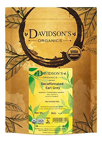 Davidson's Organics Decaffeinated Earl Grey Tea