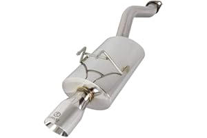 AFE POWER aFe (49-36603) 304 Stainless Steel Axle-Back Exhaust System with Polished Tip for Honda Civic L4 1.8L