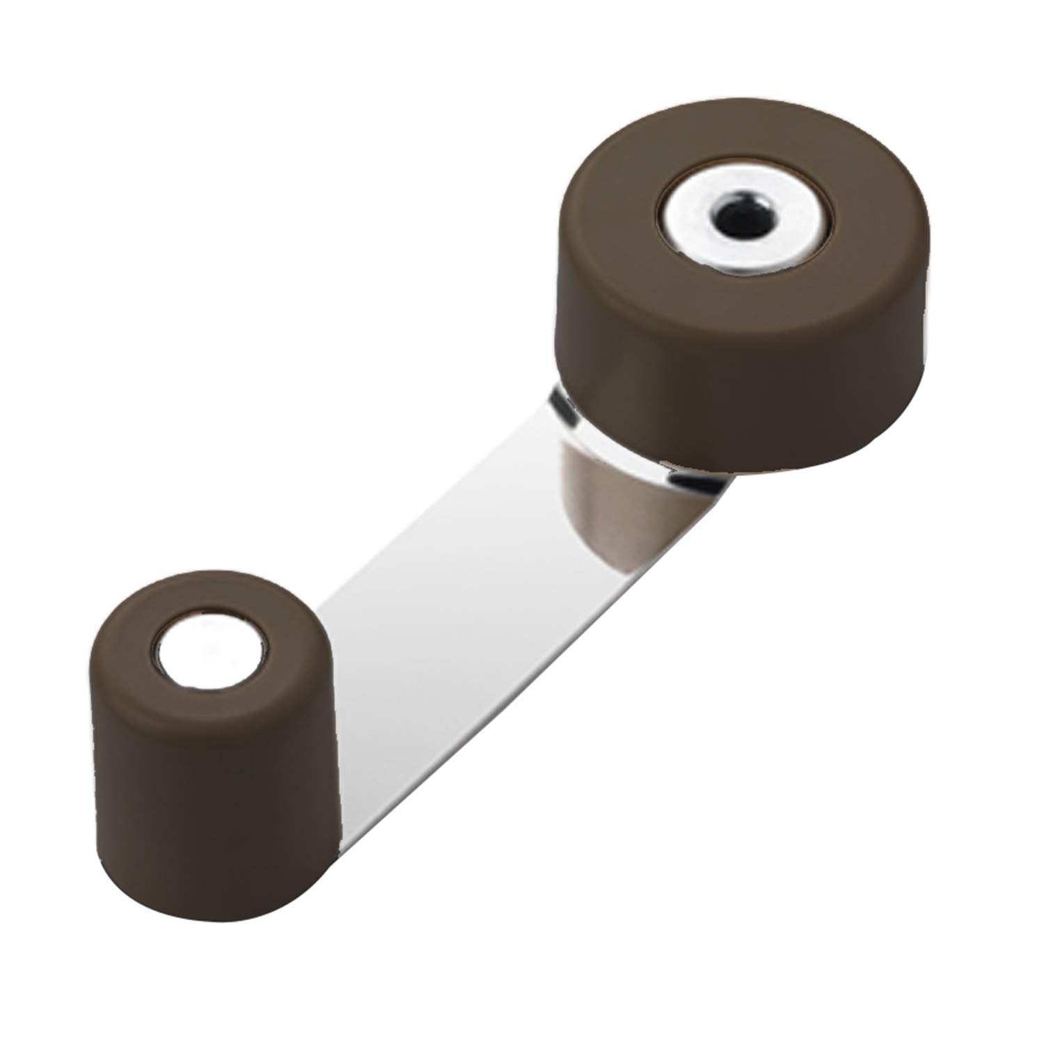 WOLFPACK LINEA PROFESIONAL - Door Stop with Metal Retainer/Brown Rubber