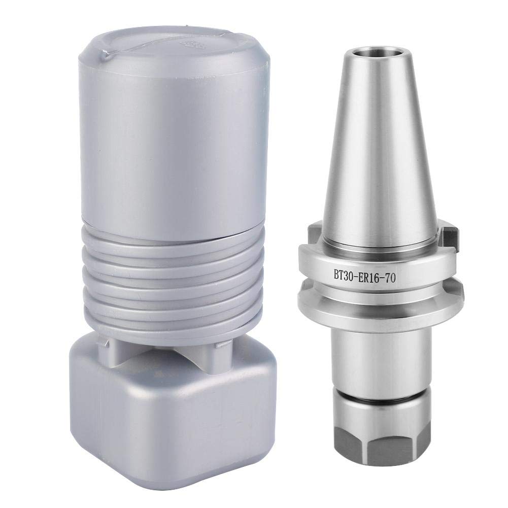 BT30 ER16 70 Mill Tool Holder, High Speed Collet Chuck Holder 10000rpm 20CRMnTi Steel CNC Mill Holder
