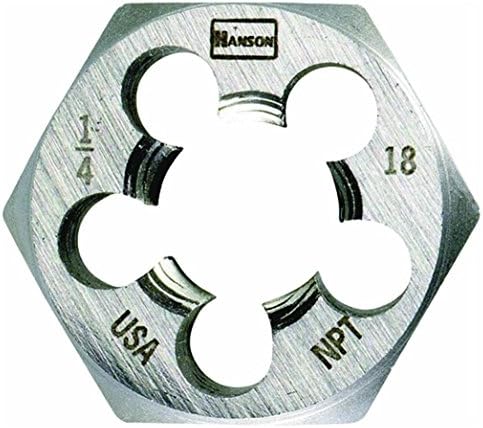 Irwin 9503ZR 1/4" 18 NPT HCS Hex Die