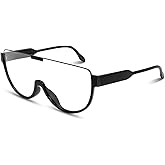 GUVIVI Oversized Aviator Sunglasses for Women Men, 2025 70s Aviators Retro Sun Glasses