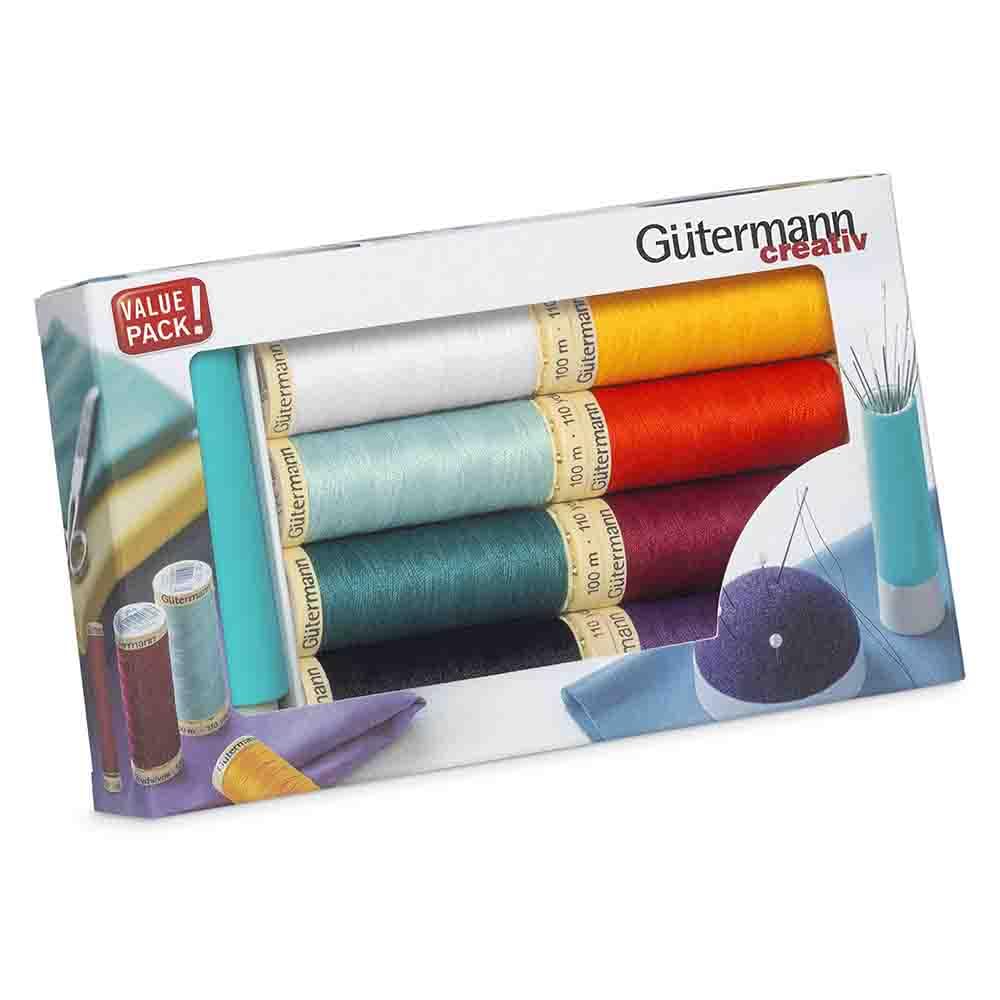 Gütermann - Gütermann (100m) Sew-All Thread Set with Needle Twister - 1 Set