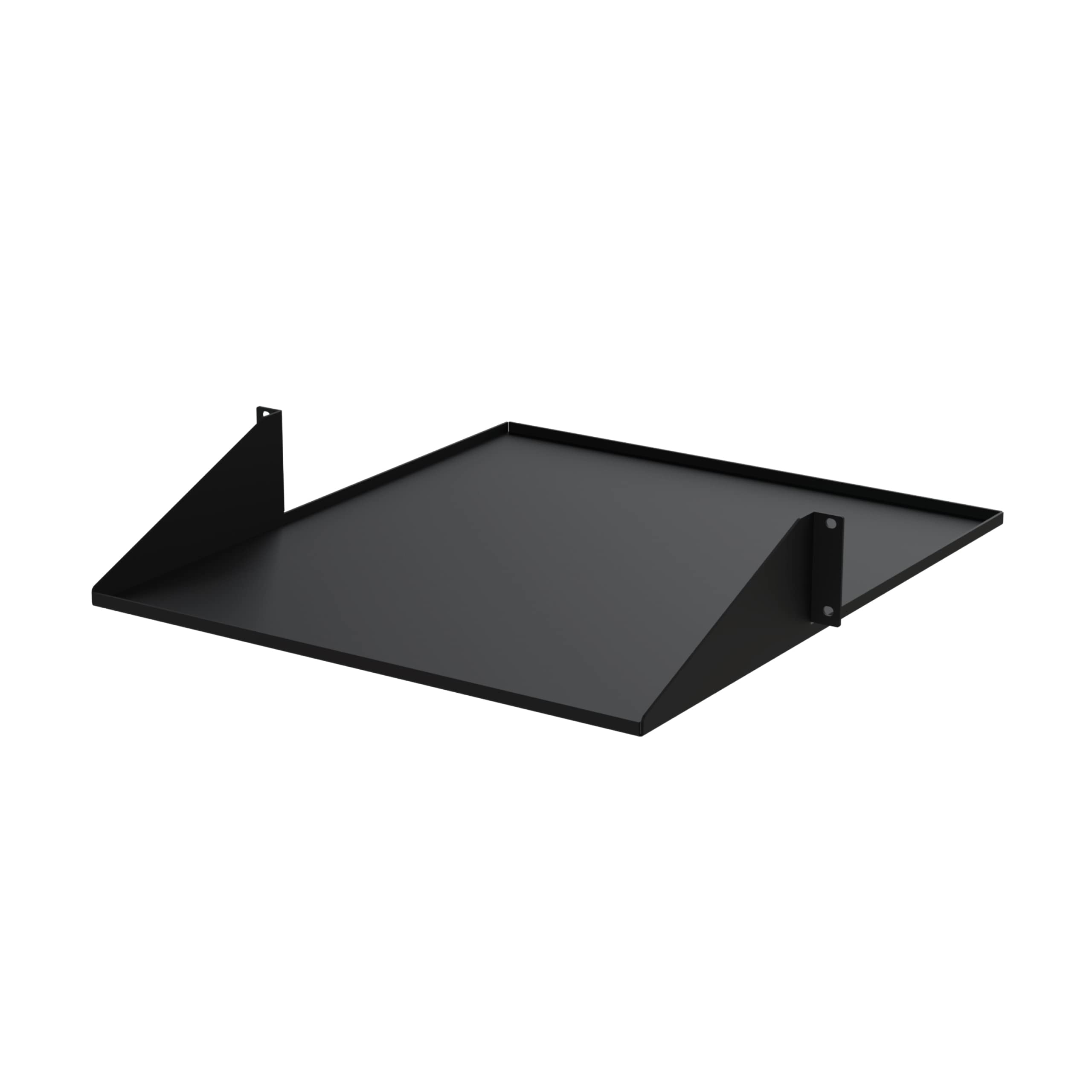 StarTech.com 2U 19" 2-Post Network Rack Cabinet Shelf - 20in Deep Center Mount Cantilever Tray Rackmount Shelf for AV/Data Equipment Enclosure w/Cage Nuts & Screws 75lb Weight Capacity (CABSHF2POST2)