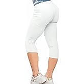 Flamingals High Waist Capris Jeans for Women Casual Summer Butt Lifting Skinny Denim Capri