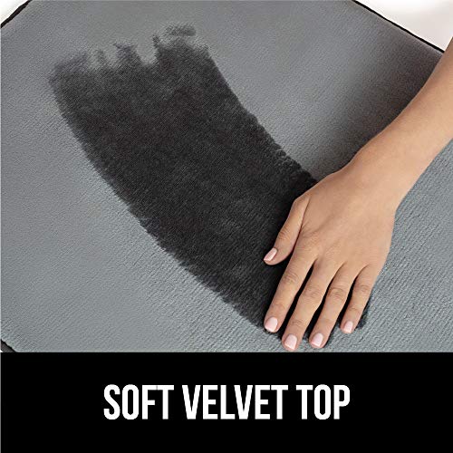 GORILLA GRIP Original Thick Memory Foam Contoured Toilet Bath Rug 22