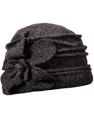 Boiled Wool Heather Cloche HAT