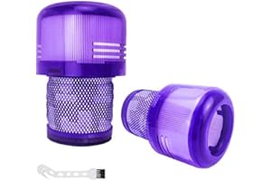 2-Pack Washable HEPA Filter Compatible with Dyson V11 V15 Vacuum Animal/Torque Drive/Complete/Extra & V15 Detect/Detect Subma