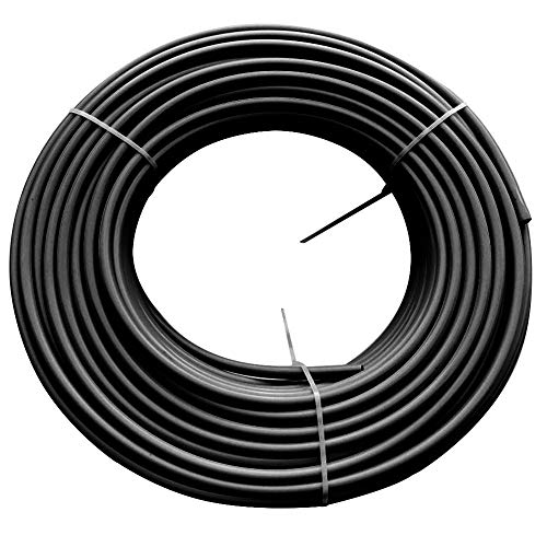 Beduan SAEJ844 Luftschlauch aus Nylon für Luftbremsen oder Flüssigkeitstransfer 1/2”OD 32.8FT schwarz