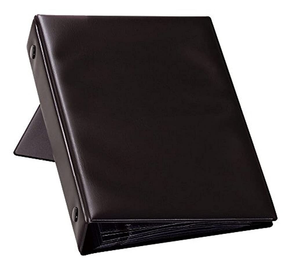 Durable Visifix Economy 96 Business Card Album, Black