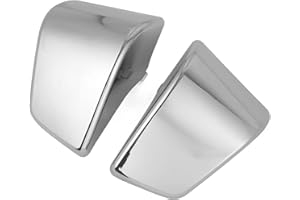 Left Right Motorcycle Battery Side Panel Fairing Covers for Honda Shadow ACE VT400 VT750 1997‑2003 (Silver)