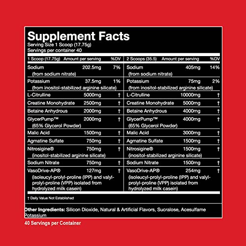 Gorilla Mode Nitric Stimulant Free PreWorkout Best Tasting and Most Effective Stimulant Free