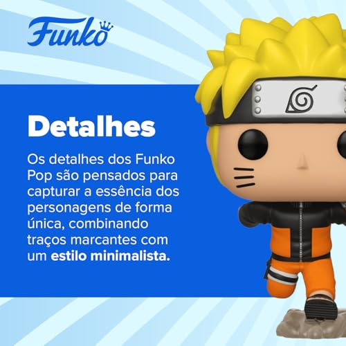Candide, Boneco, Funko POP! Naruto Uzumaki Correndo, Naruto Shippuden - 10 cm