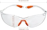 TMBMLPP 6 Pack Clear Safety Glasses Eye Protection Goggles Lab Work view 7