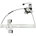 FINDAUTO 751-707 Rear Left Driver Side Window Regulator fit for 2003-2009 For Hummer H2 Window Regulator and Motor Assembly with Motor