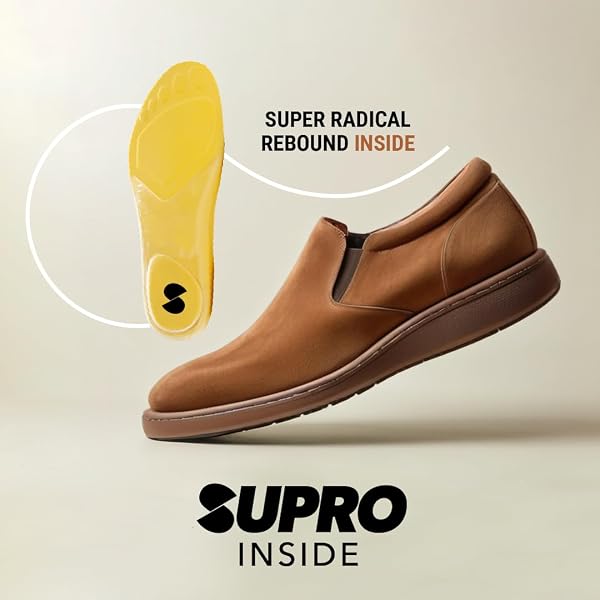 DEER STAGS MEN’S GRAVITY SUPRO INSIDE RADICAL REBOUND CUSHIONED FASHION SNEAKER WITH THICK COMFORT SOLE – TAUPE/LIGHT TAUPE – 13 MEDIUM