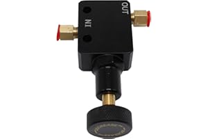 YUCHENSHLP Adjustable Proportioning Valve Brake Proportioning Valve Universal Hot Rods 3/16 Brake 3/8-24 Fittings