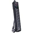 CyberPower CSP604U Professional Surge Protector, 1200J/125V, 6 Outlets, 2 USB Charge Ports, 4ft Power Cord