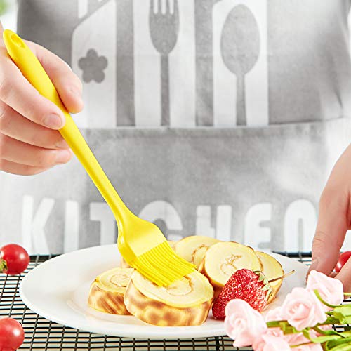 Basting Brush - 100% Food Grade Silicone Baking Pastry Brush, BBQ and Oil Brush,for Food, Grilling, Baking, Cooking ,Turkey Baster Kitchen Utensil-Use for Butter, Sauces and Marinades