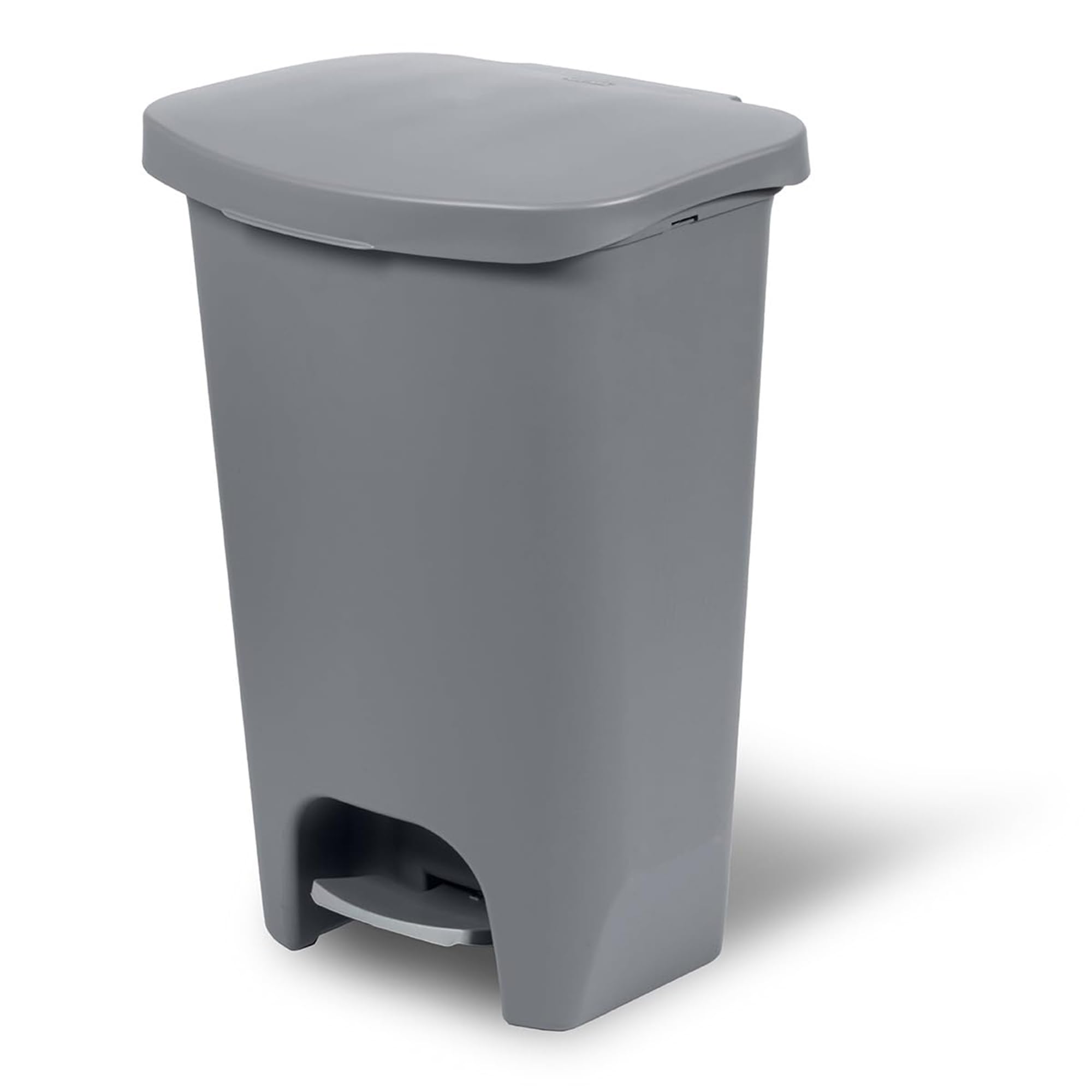 Glad Trash Can with Clorox Odor Protection | Plastic Bin, 13 Gallon, Grey