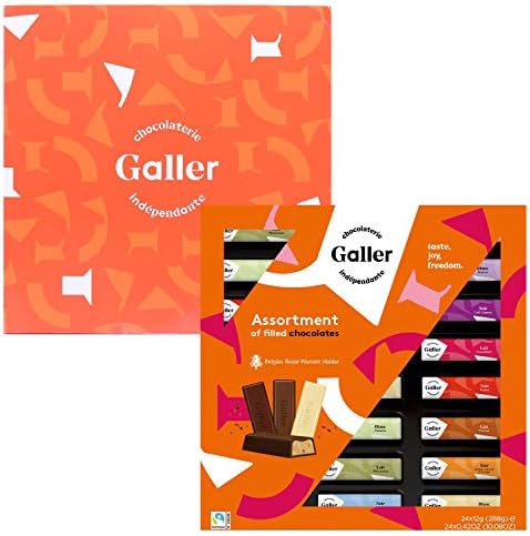 Galler ガレー チョコレート ベルギー王室御用達 ミニバーギフトボックス 24本入 (ギフトパッケージ)
