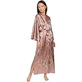 Washable Silk Peony & Butterfly Short Kimono Robe