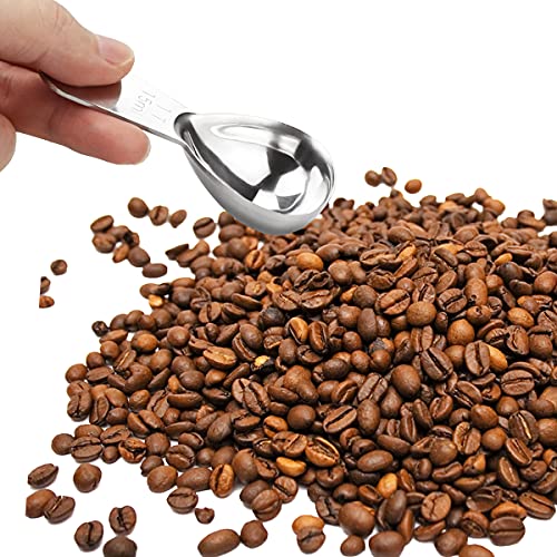 2 Pieces Stainless Steel Coffee Scoops, Stainless Steel Milk Powder Scoops, Short Handle