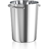 Ktsxxops Coffee Dosing Cup 51mm/58mm Coffee Bean Dosing Cup, Stainless Steel Coffee Dosing Cup Coffee Machine Handle Dosing Cup Mug Coffee Powder Feeder Part