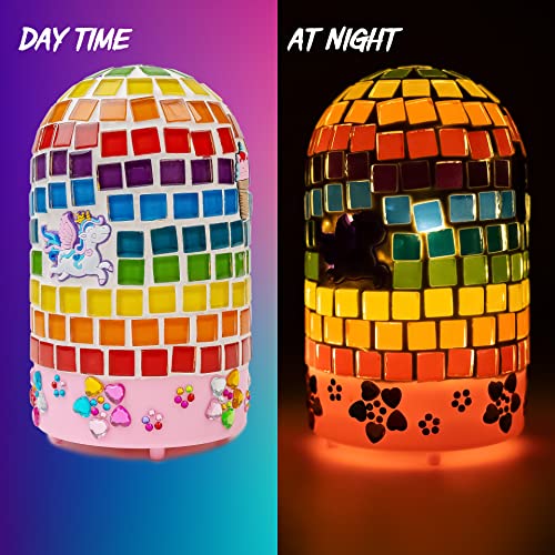 Make Your Own Mosaic Night Light Craft Kit for Kids, Arts Craft