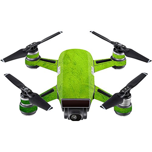 MightySkins Skin Compatible with DJI Spark Mini - Green Cement | Protective, Du…